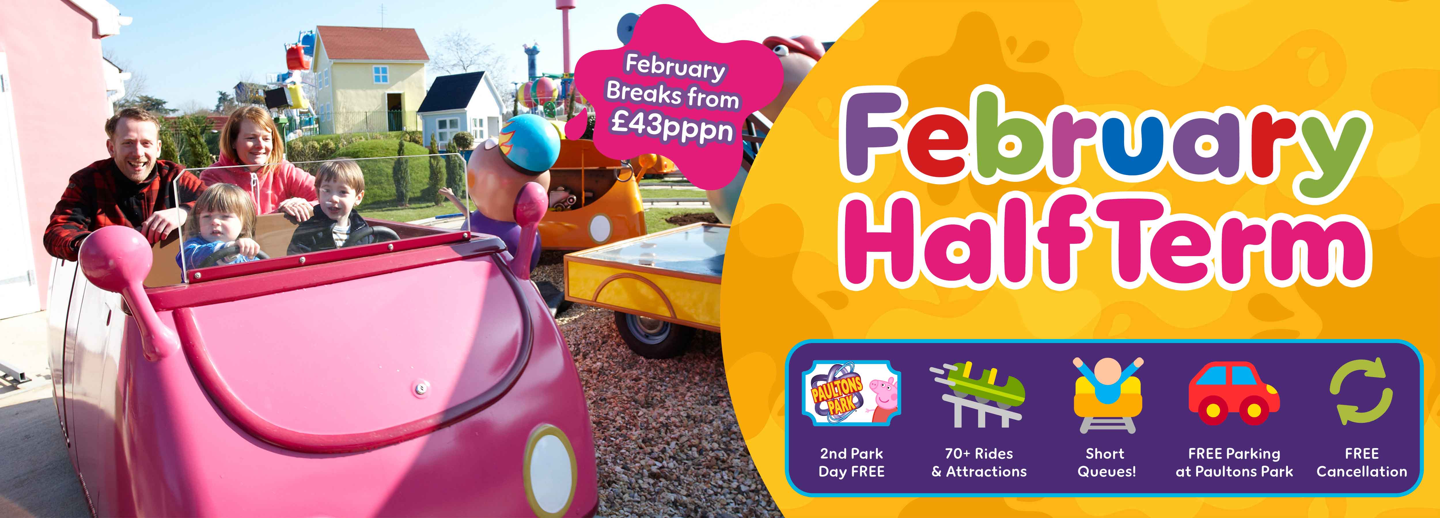 February Half Term Breaks at Paultons Park