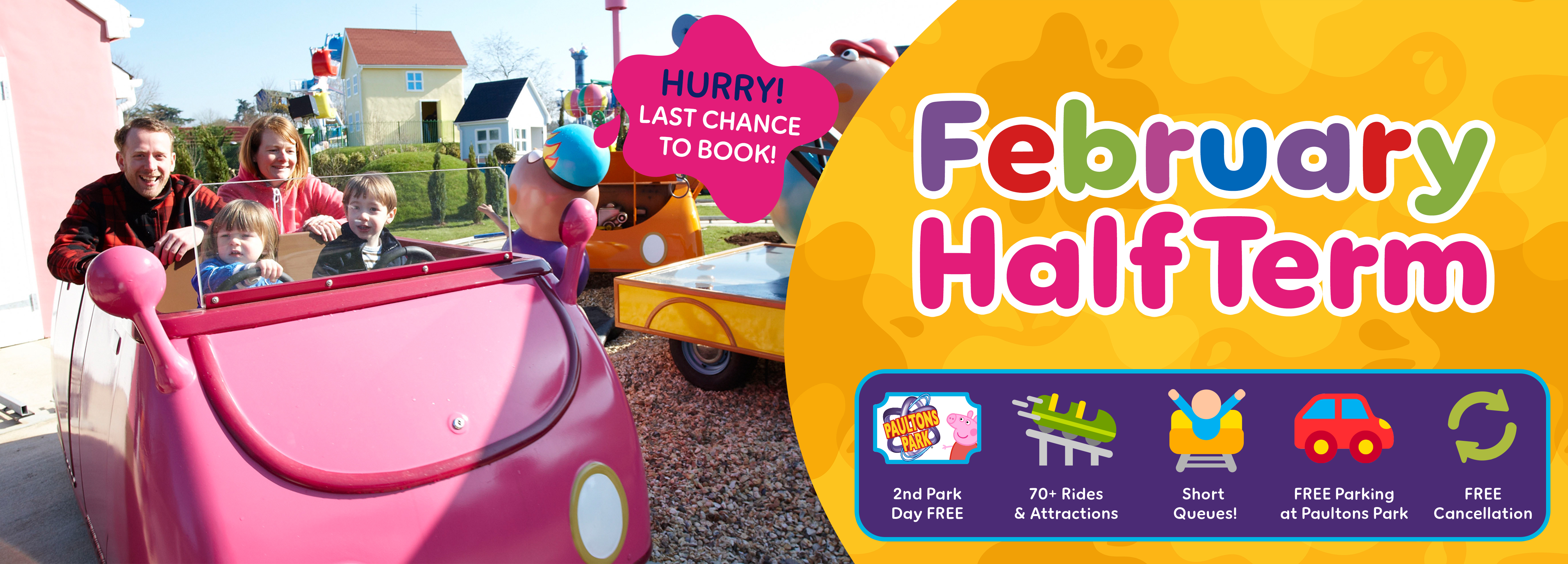 February Half Term Breaks at Paultons Park